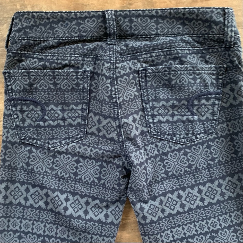 American Eagle western print jeggings - Picture 4 of 9